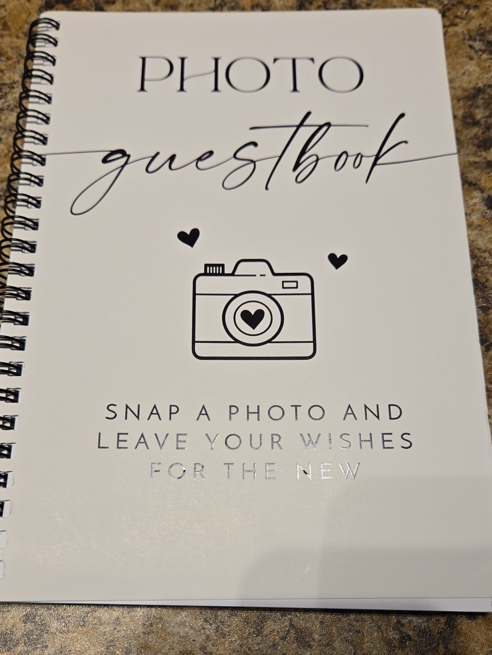 White Photo Guestbook - Keepsake